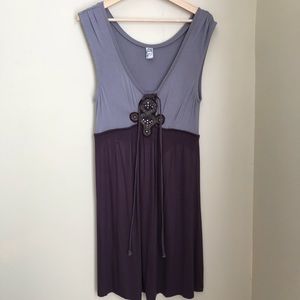Free People purple embellished dress | 8